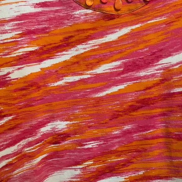 RUBY RD Colorful Beaded Top Size Large - Picture 4 of 4